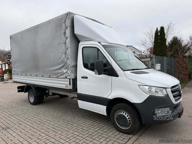 Pritschenwagen MERCEDES-BENZ Sprinter 515 CDI Pritsche+Plane/Klima/3500 Kg