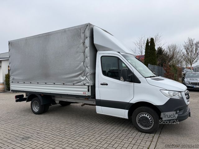 Pritschenwagen MERCEDES-BENZ Sprinter 515 CDI Pritsche+Plane/Klima/3500 Kg