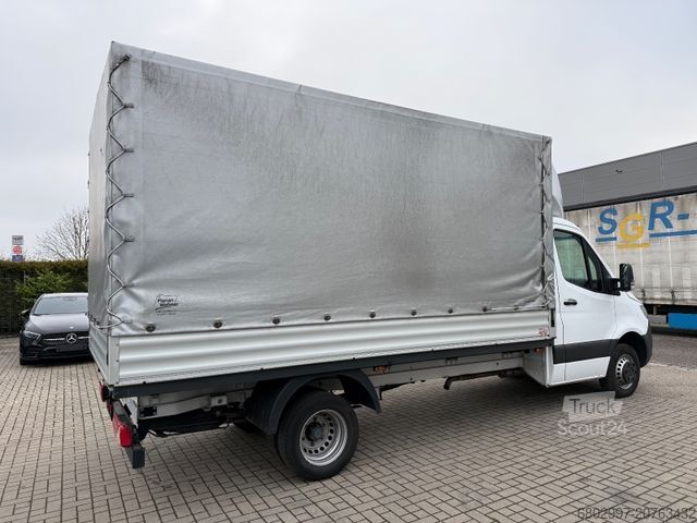 Pritschenwagen MERCEDES-BENZ Sprinter 515 CDI Pritsche+Plane/Klima/3500 Kg