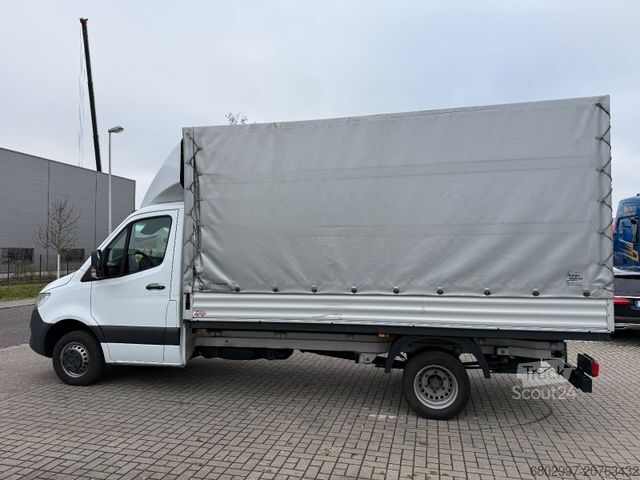Pritschenwagen MERCEDES-BENZ Sprinter 515 CDI Pritsche+Plane/Klima/3500 Kg