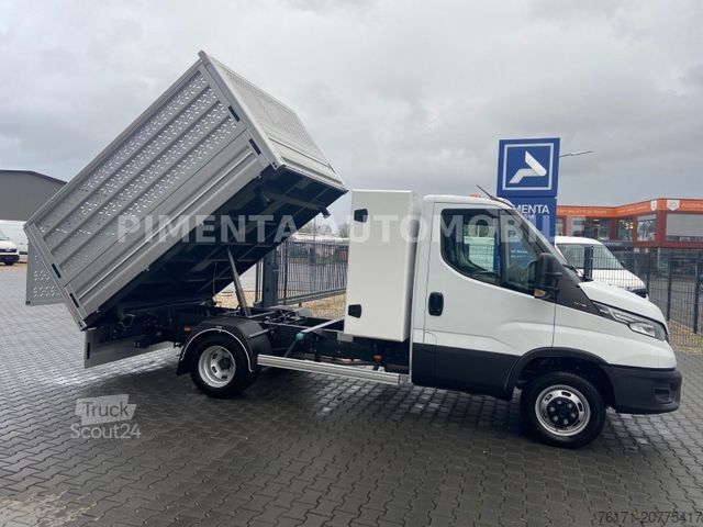 Transporter mit Kipper IVECO Daily 70C18HA8 3SKIPPER KISTE AHK ALUGITT TRACTI
