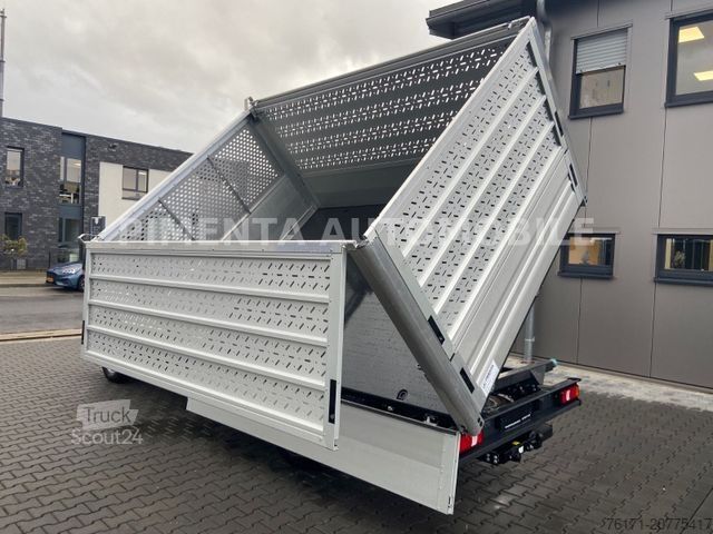 Transporter mit Kipper IVECO Daily 70C18HA8 3SKIPPER KISTE AHK ALUGITT TRACTI