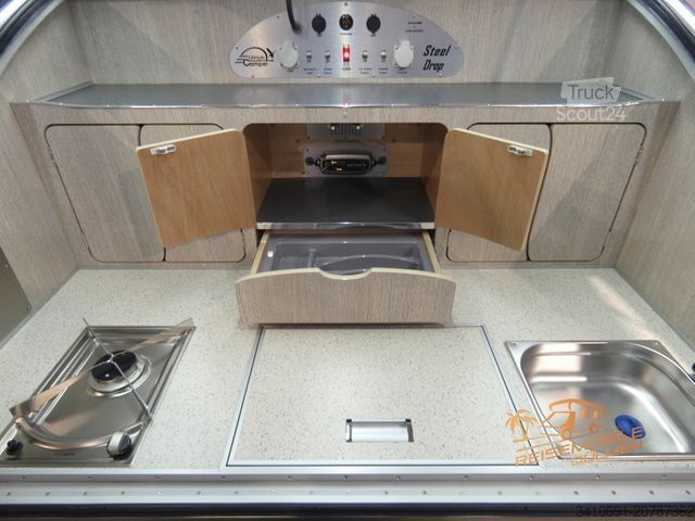 Caravane LifeStyle Camper SteelDrop Arbeitsplatte Edelsta