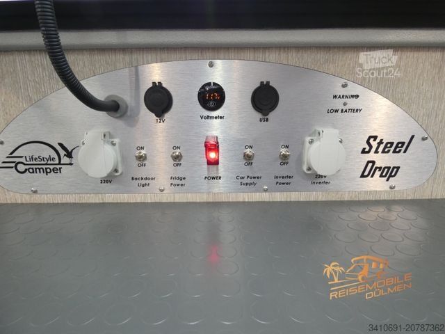 Caravane LifeStyle Camper SteelDrop Arbeitsplatte Edelsta
