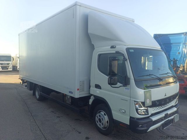 Dėžinis furgonas FUSO Canter 7C18 3-Sitzer Klima Ladebordwand