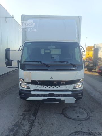 Dėžinis furgonas FUSO Canter 7C18 3-Sitzer Klima Ladebordwand