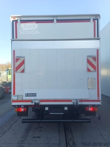 Dėžinis furgonas FUSO Canter 7C18 3-Sitzer Klima Ladebordwand