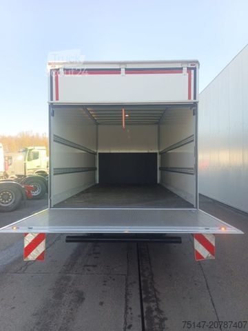 Dėžinis furgonas FUSO Canter 7C18 3-Sitzer Klima Ladebordwand