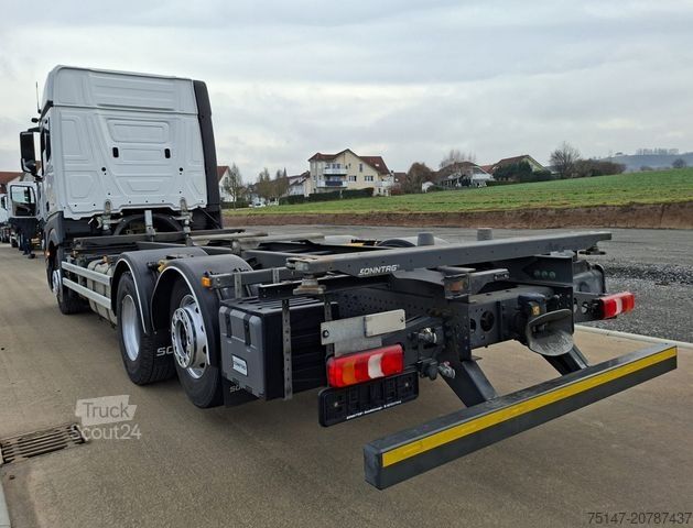 Swap body truck MERCEDES-BENZ 2540 L Actros 6x2 Fahrschule 5-Sitzer Liftachse