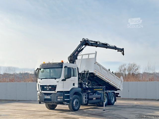 Kamyon üzerine monteli vinç MAN TGS 26.400 * HIAB 144 B - 3 HIDUO + FUNK * 6x4