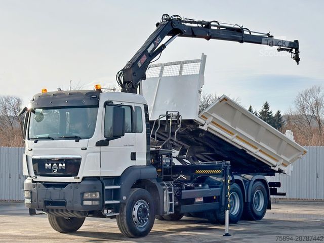Kamyon üzerine monteli vinç MAN TGS 26.400 * HIAB 144 B - 3 HIDUO + FUNK * 6x4