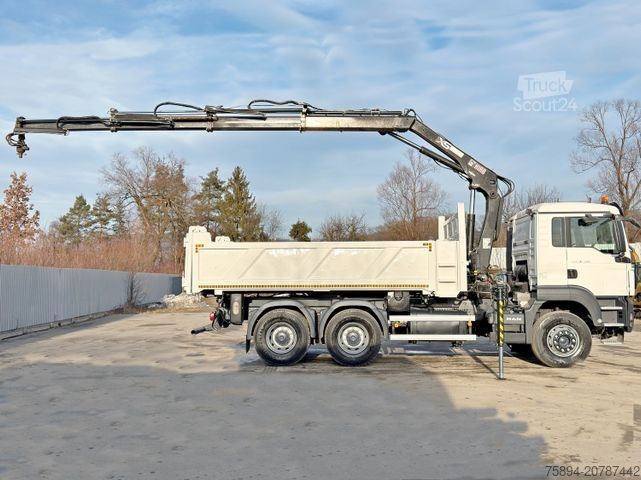 Kamyon üzerine monteli vinç MAN TGS 26.400 * HIAB 144 B - 3 HIDUO + FUNK * 6x4
