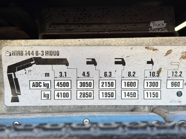 Kamyon üzerine monteli vinç MAN TGS 26.400 * HIAB 144 B - 3 HIDUO + FUNK * 6x4