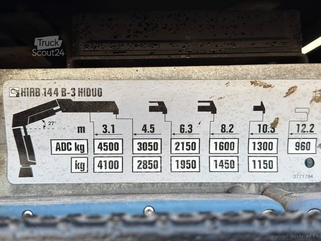 Damperli kamyon MAN TGS 26.400 * HIAB 144 B - 3 HIDUO + FUNK * 6x4