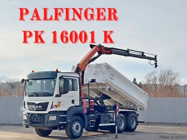 Kamyon üzerine monteli vinç MAN TGS 26.400 * PALFINGER PK 16001 K + FUNK * 6x4