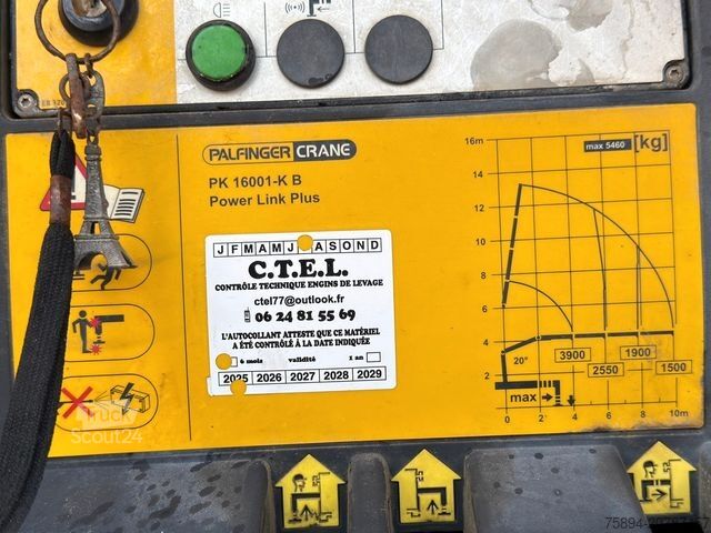 Kamyon üzerine monteli vinç MAN TGS 26.400 * PALFINGER PK 16001 K + FUNK * 6x4