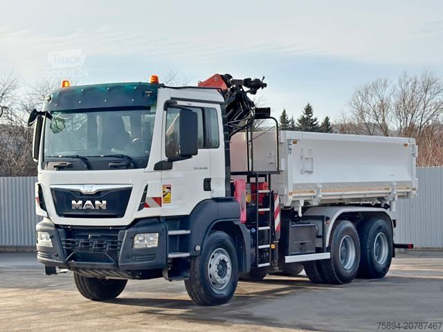 Damperli kamyon MAN TGS 26.400 * PALFINGER PK 16001 K + FUNK * 6x4