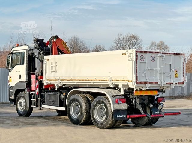 Damperli kamyon MAN TGS 26.400 * PALFINGER PK 16001 K + FUNK * 6x4