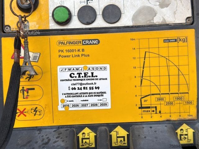 Damperli kamyon MAN TGS 26.400 * PALFINGER PK 16001 K + FUNK * 6x4