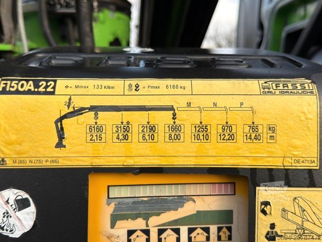 Evakuators MAN TGS 35.360 * FASSI F150 A.22 + FUNK* TOPZUSTAND