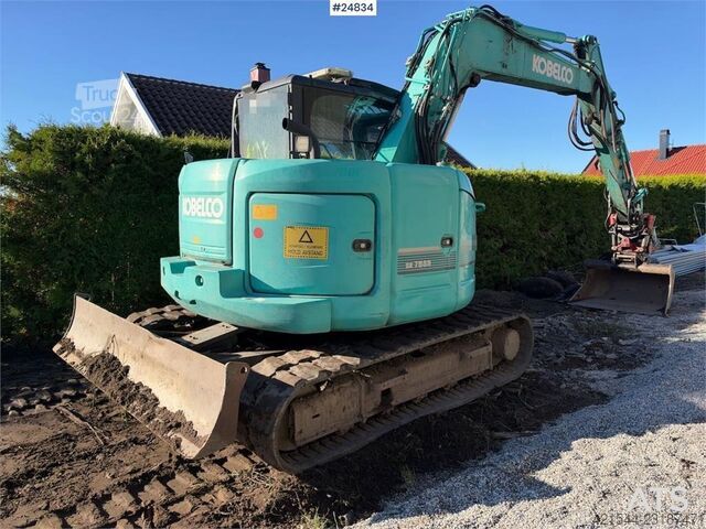  Kobelco SK75SR-3E Tracked excavator – tiltrotator and 2 bu