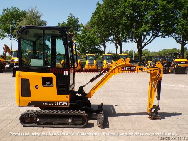 Mini-pelle JCB 19C-1 gebraucht BJ 2024 800h