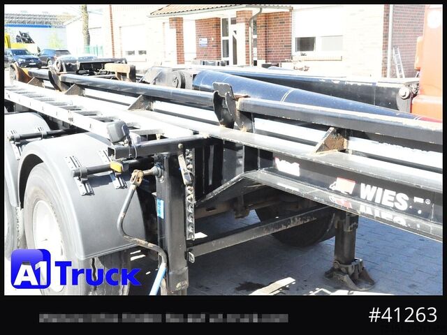 مقطورة نصف قلابة  Wiese SA3-36 AK VDL  Hakenlift Abroller,
