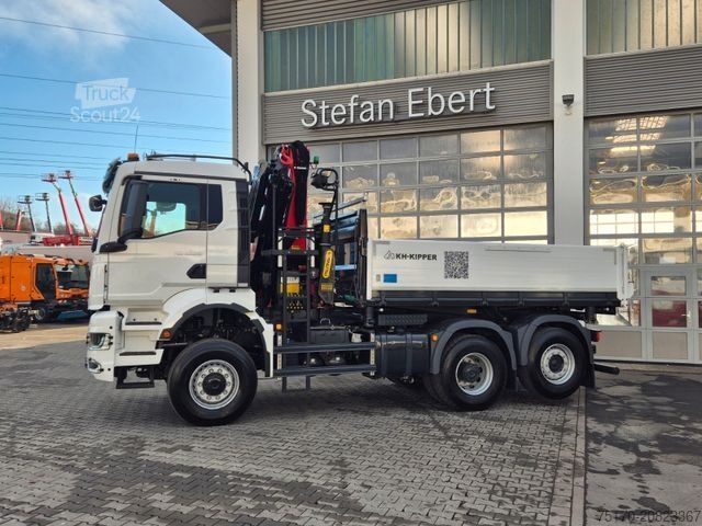 Camião basculante MAN TGS 28.510  6x4-4 BL Palfinger PK24.001 Funk AHK