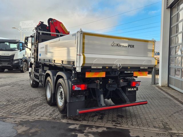 Camião basculante MAN TGS 28.510 6x4-4 BL Palfinger PK24.001 Funk AHK