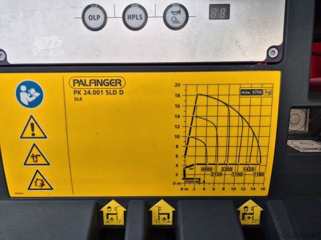 Camião basculante MAN TGS 28.510  6x4-4 BL Palfinger PK24.001 Funk AHK