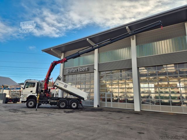 Camião basculante MAN TGS 28.510 6x4-4 BL Palfinger PK24.001 Funk AHK