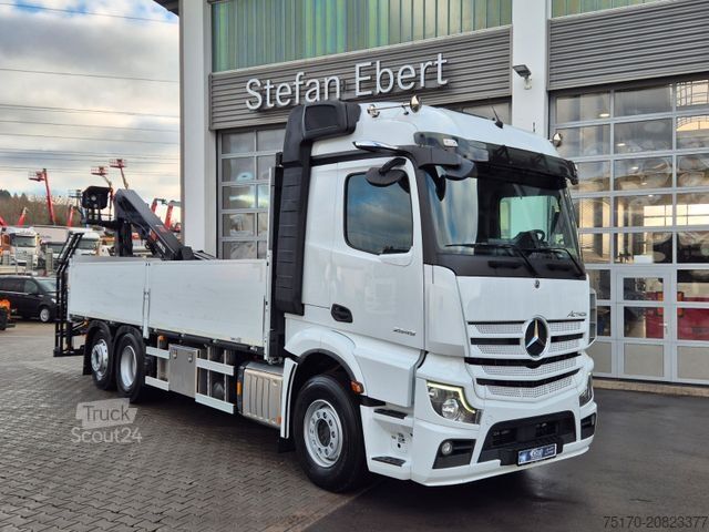 Camion cu platformă MERCEDES-BENZ Actros 2545 L 6x2 Hiab L-HIPRO 235 DLS-3