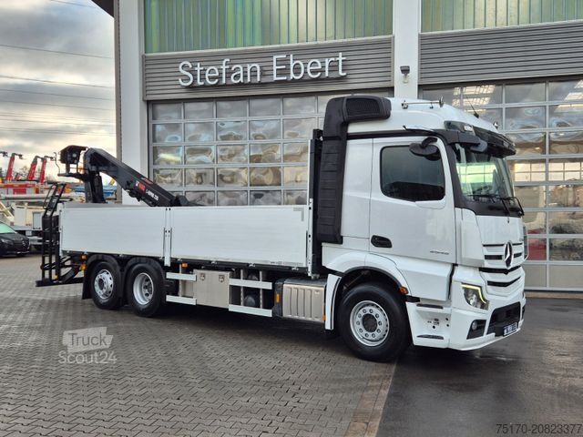Camion cu platformă MERCEDES-BENZ Actros 2545 L 6x2 Hiab L-HIPRO 235 DLS-3