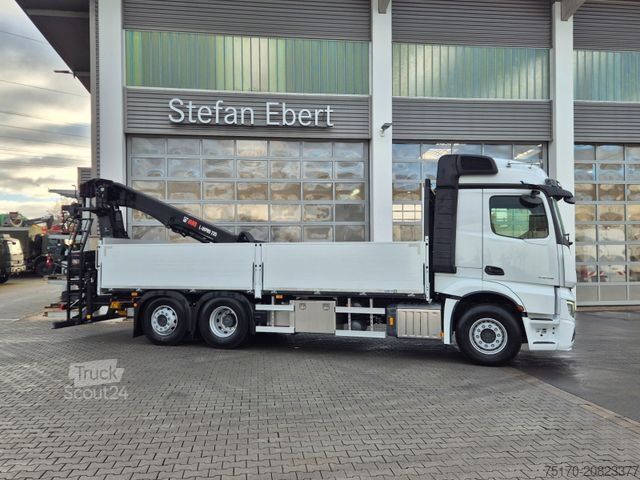 Camion cu platformă MERCEDES-BENZ Actros 2545 L 6x2 Hiab L-HIPRO 235 DLS-3