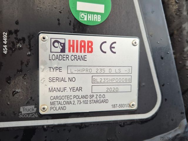 Camion cu platformă MERCEDES-BENZ Actros 2545 L 6x2 Hiab L-HIPRO 235 DLS-3