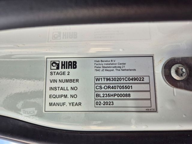 Camion cu platformă MERCEDES-BENZ Actros 2545 L 6x2 Hiab L-HIPRO 235 DLS-3