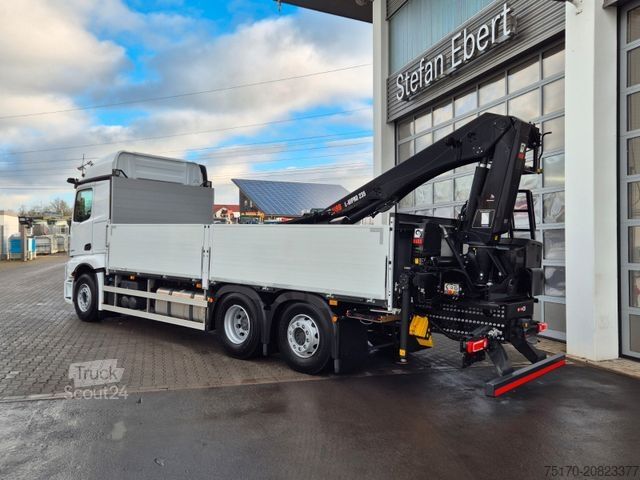 Camion cu platformă MERCEDES-BENZ Actros 2545 L 6x2 Hiab L-HIPRO 235 DLS-3