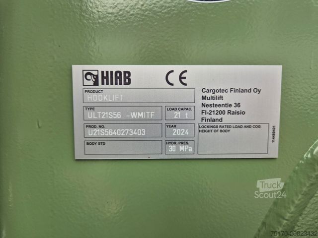 Camion scarrabile MERCEDES-BENZ Arocs 2551 L 6x2/4-4 HAD HIAB ULT21S56 AHK