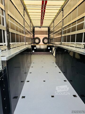 Zema profila puspiekabe  Innenlader Zwischenlader Gabelstaplertransporter