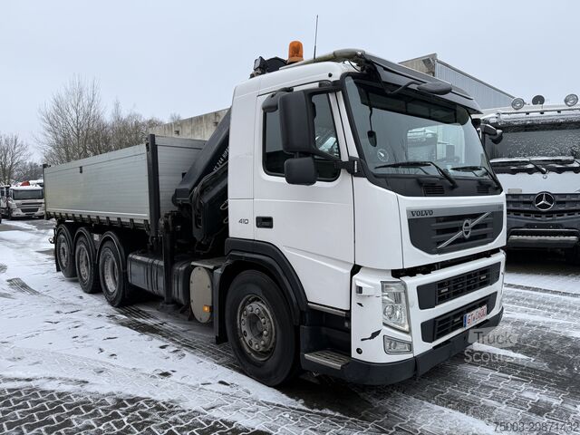 Autokran Volvo FM410 8X4 Kipper mit Kran HIAB 244-5