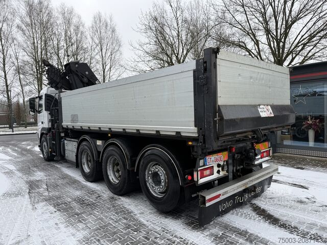 Autokran Volvo FM410 8X4 Kipper mit Kran HIAB 244-5