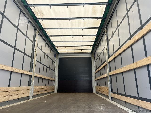 Wissellaadbak-oplegger Krone AZW 18 eL3B9 mit neuer KORNE CURTAIN Box / Brücke