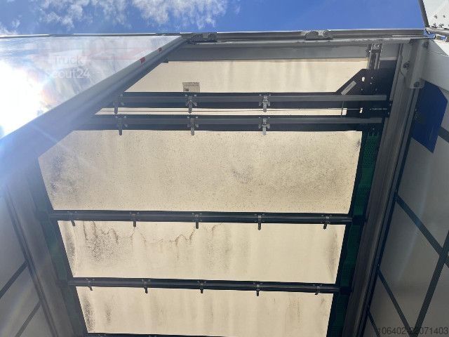 Wissellaadbak-oplegger Krone AZW 18 eL3B9 mit neuer KORNE CURTAIN Box / Brücke