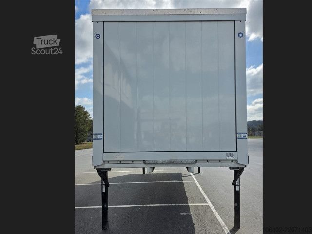 Wissellaadbak-oplegger Krone AZW 18 eL3B9 mit neuer KORNE CURTAIN Box / Brücke