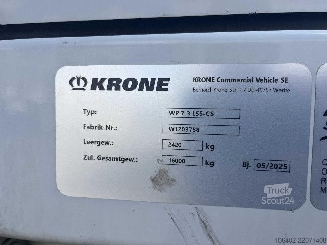 Wissellaadbak-oplegger Krone CURTAIN Box / Brücke, 2x vorhanden