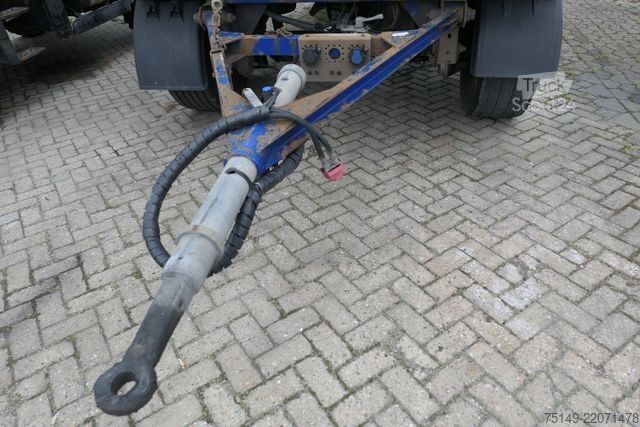 Åben trailer med presenning SCHWARZMÜLLER Mitnahmestapler, Luftf., 7.2m lang, Schiebeplane
