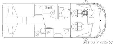 Integrirani avtodom LAIKA KOSMO I H1409