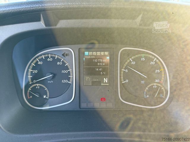 Dėžinis furgonas MERCEDES-BENZ ATEGO 818 L Koffer 6,10 m LBW 1 to.*AHK*EURO 6E