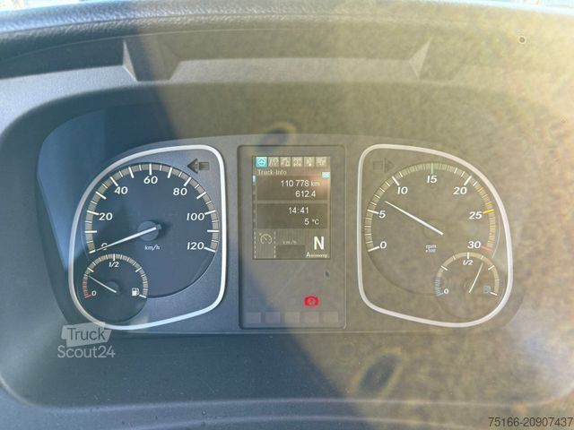 Transporter mit Koffer MERCEDES-BENZ ATEGO 818 L Koffer 6,10 m LBW 1 to.*AHK*EURO 6E
