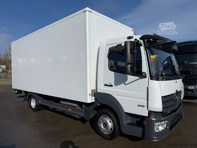 Dėžinis furgonas MERCEDES-BENZ ATEGO 818 L Koffer 6,10 m LBW 1 to.*AHK*EURO 6E